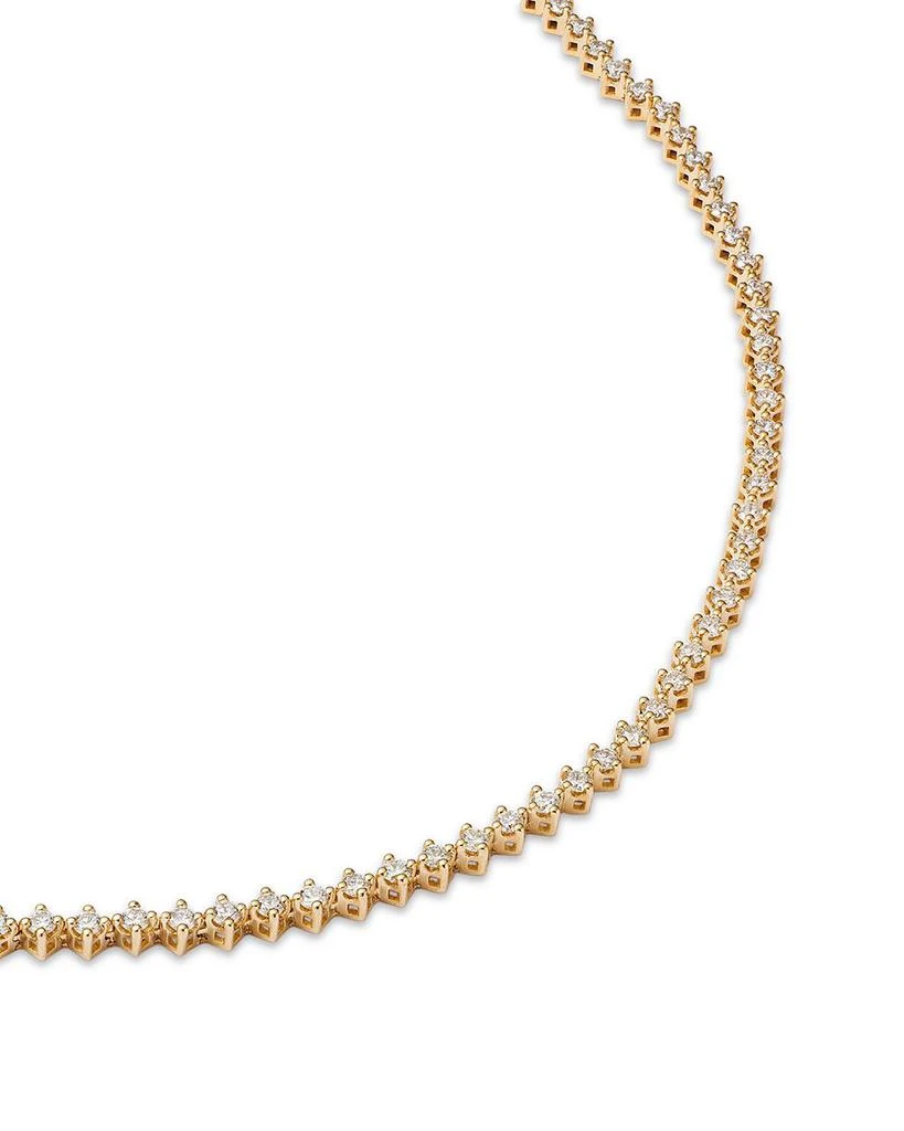 Moon & Meadow Lumeniri 14K Yellow Gold Lab Grown Diamond Tennis Necklace, 16" 3