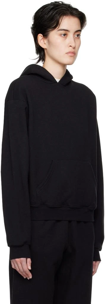 SKIMS Black Cotton Fleece Classic Hoodie 2