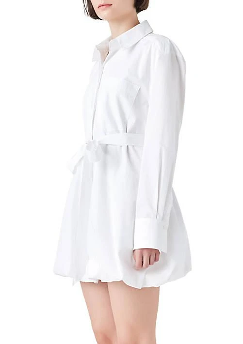 Grey Lab Lab Bubble Shirt Dress 3