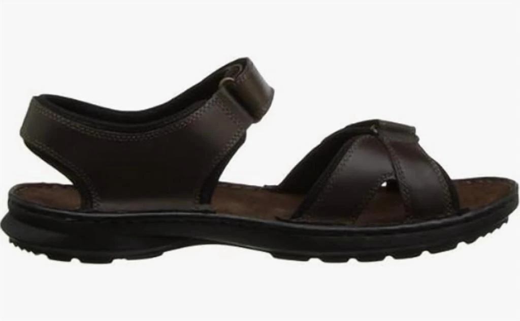 Clarks Malone Leather Cross Sandals 12M NEW! Clarks Men main image 2