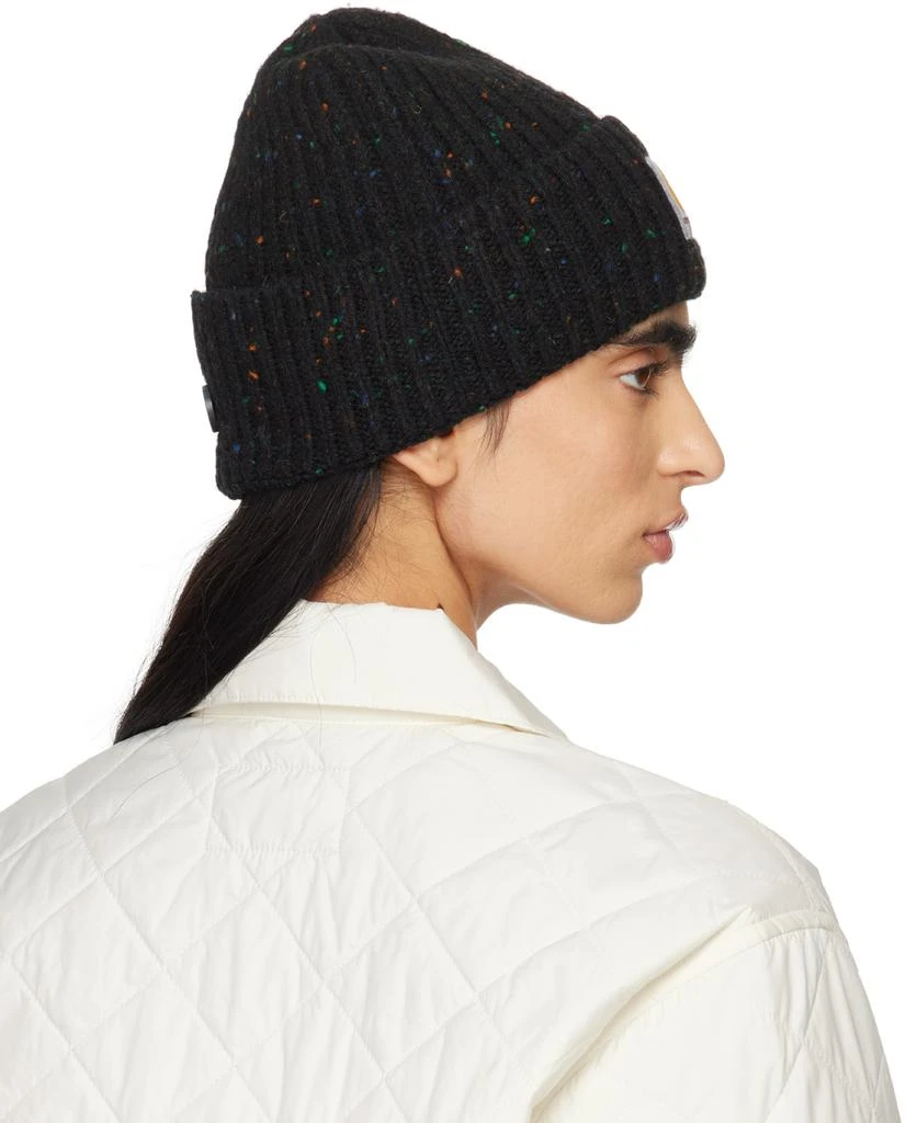 Carhartt WIP Black Anglistic Beanie 3