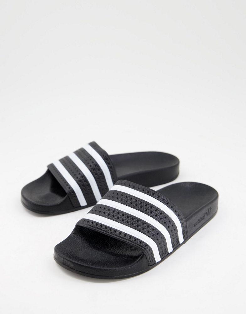 ★送料・関税込★adidas★ORIGINALS ADILETTE SANDAL BLACK★ Amazon.com | adidas Unisex Adilette Sandals, Black/White