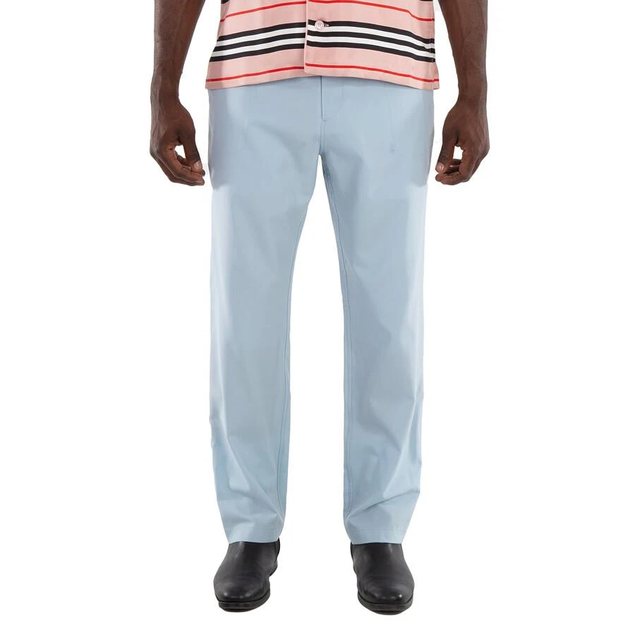 Burberry Ezra Wool Tailored Trousers With Logo