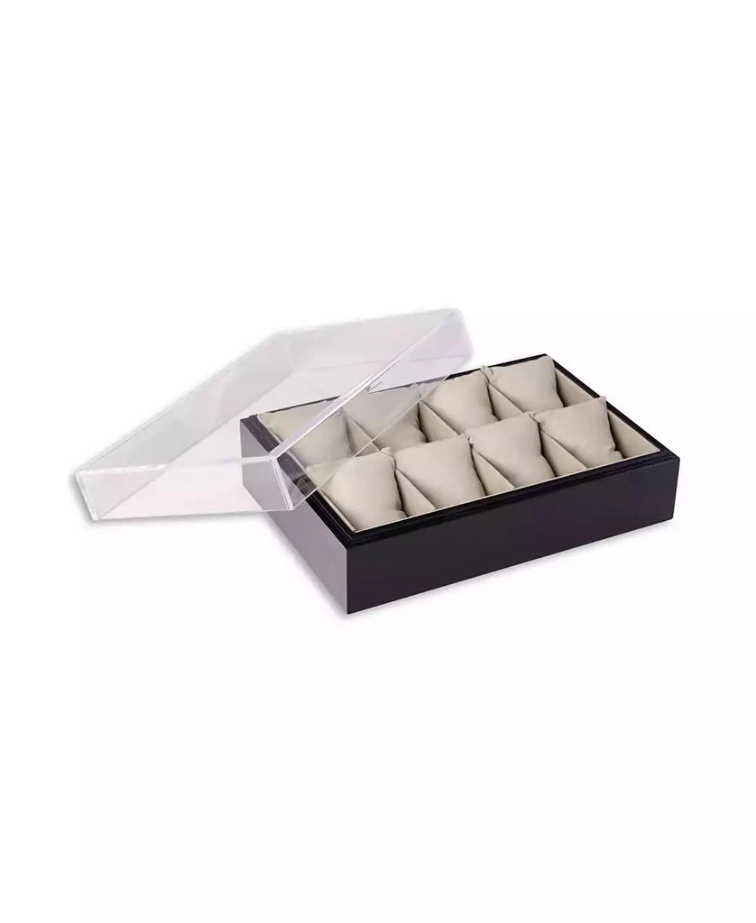 Bey-Berk Wood and Acrylic Eight Watch Box 2