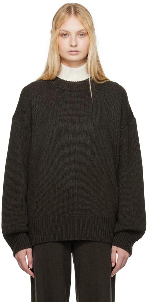 Lisa Yang Brown Renske Sweater 1