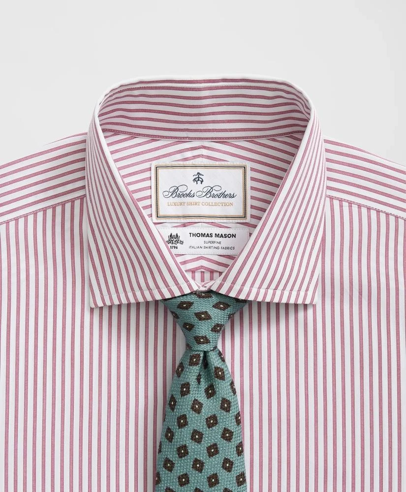 Brooks Brothers Brooks Brothers X Thomas Mason® Cotton English Collar, Striped Dress Shirt 2