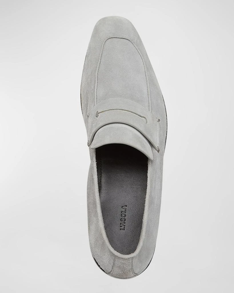 Zegna Men's Suede Penny Loafers 6
