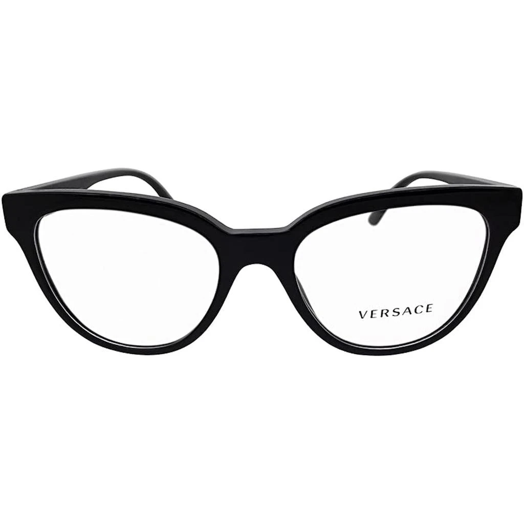 Versace Versace Women's Eyeglasses - Black Square Full-Rim Frame | VERSACE 0VE3315 GB1 2