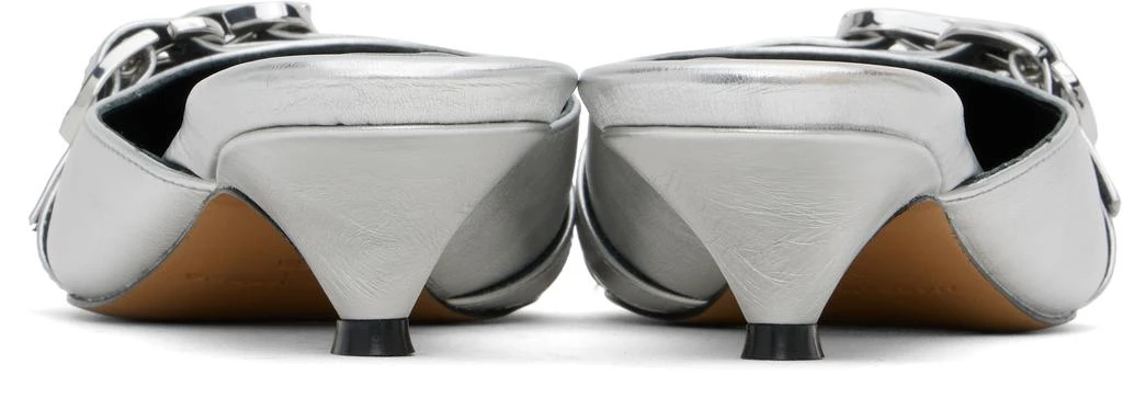 Marc Jacobs Silver 'The Emma' Kitten Heels 2