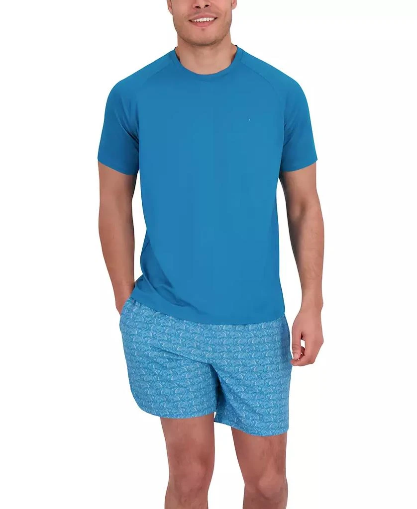 Spyder Men's Short Sleeve Waffle-Knit Crewneck Swim Shirt 4