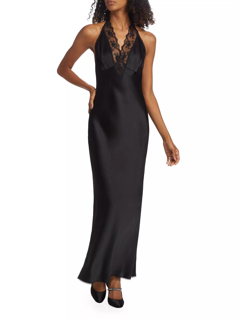 SIR. Reflexión Aries Silk Halter Gown