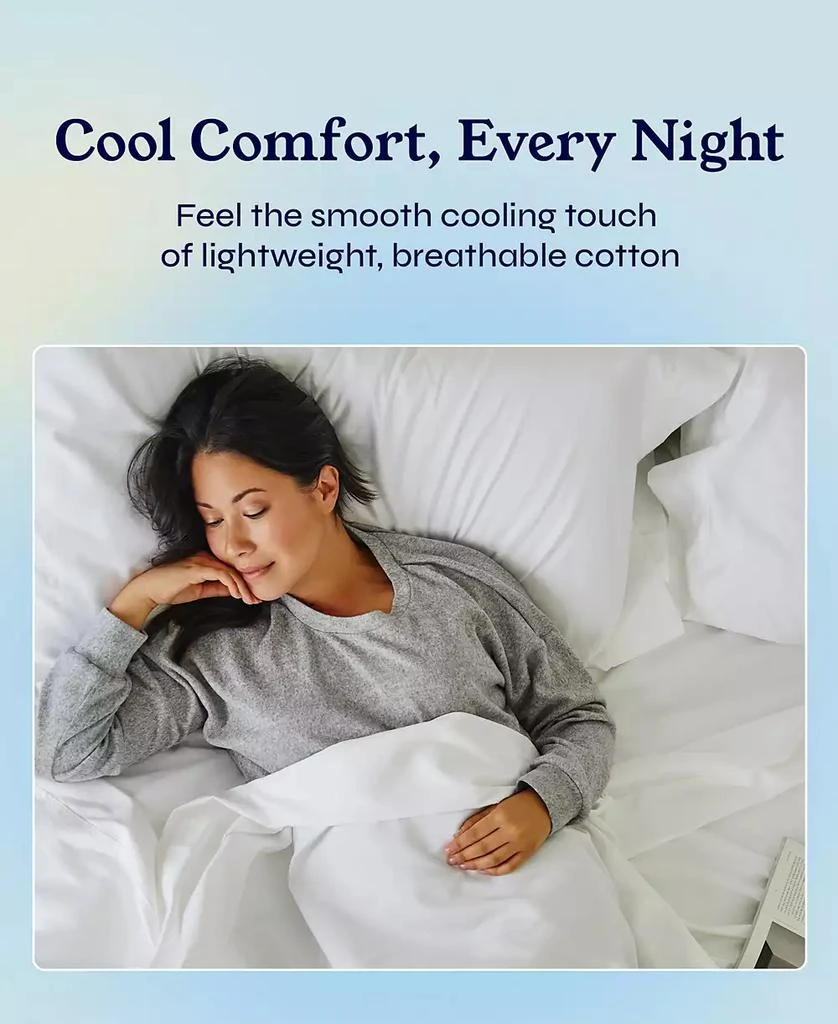 California Design Den 6 Piece Sheet Set with 4 Pillowcases - 400 Thread Count 100% Cotton Sateen - Deep Pocket 7