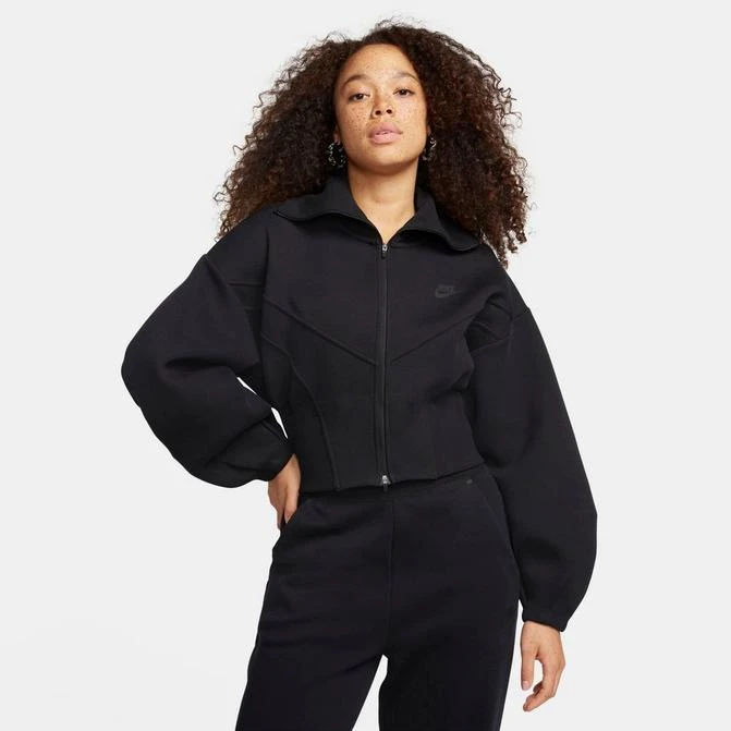 NIKE Women's Nike Sportswear Tech Fleece Loose Full-Zip Track Jacket 1