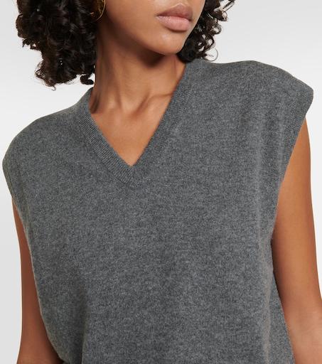 Extreme Cashmere N°243 Spencer cashmere-blend sweater vest - T