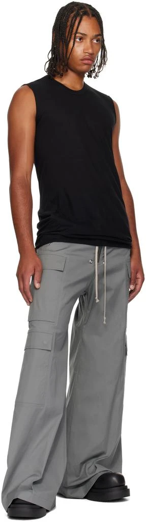 Rick Owens Gray Concordians Cargobelas Cargo Pants 4