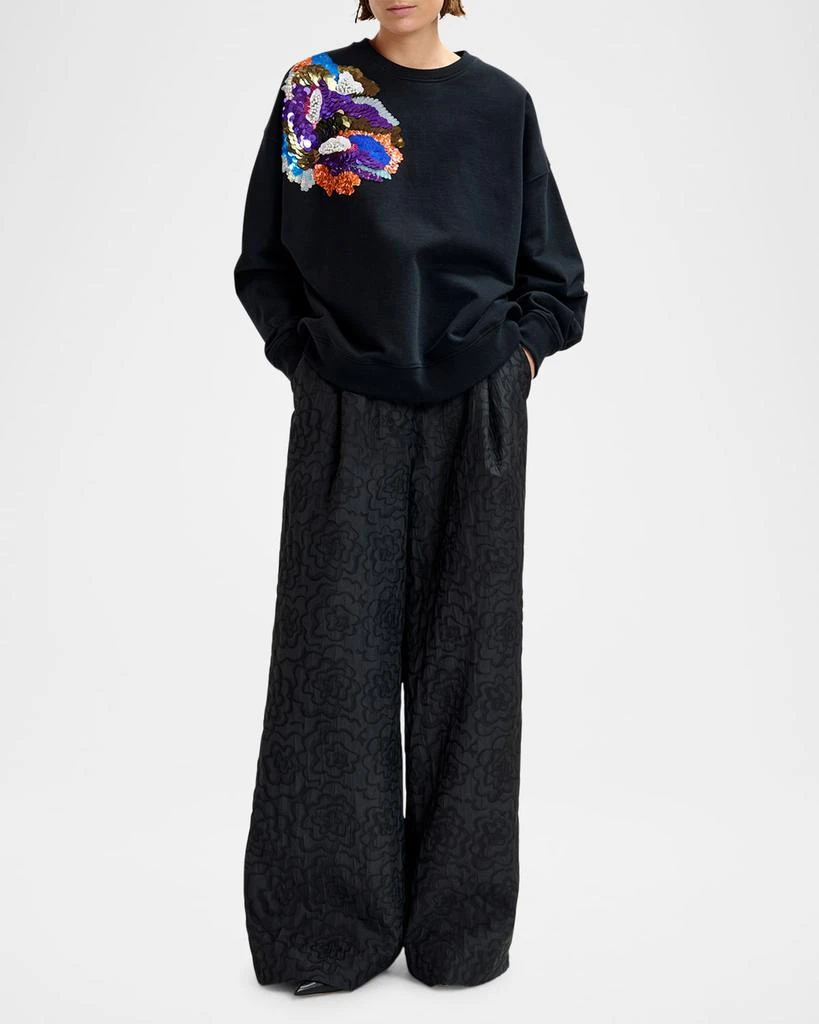 Essentiel Ivening Floral Embellished Sweatshirt 2