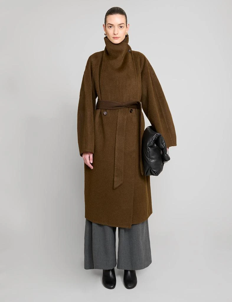 Pixie Market Brown Cocoon Coat 1