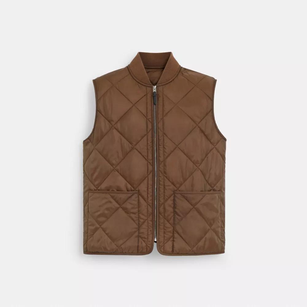 Coach Quilted Vest