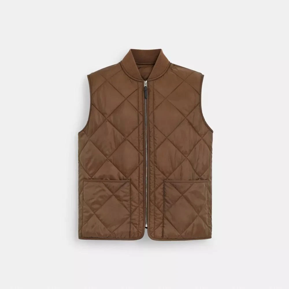 COACH® Quilted Vest 1