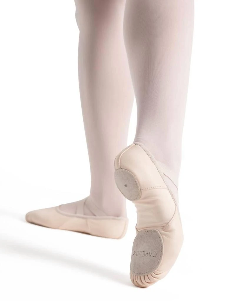 Capezio Women's Hanami Leather Ballet Shoe In Light Pink 3