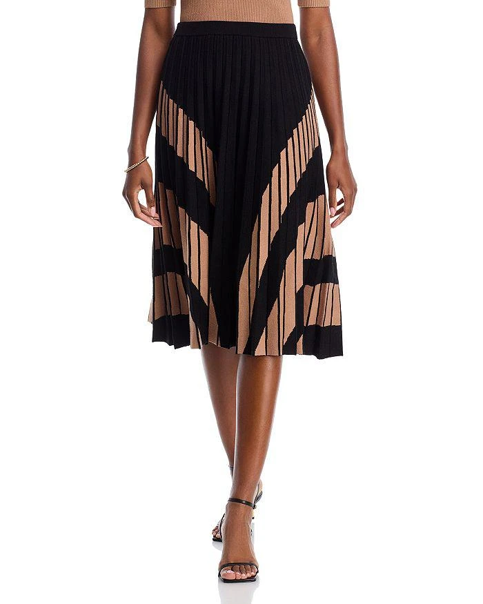 T Tahari Pleated Skirt 1