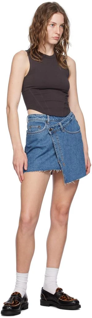 Ksubi Blue Rap Denim Miniskirt 4