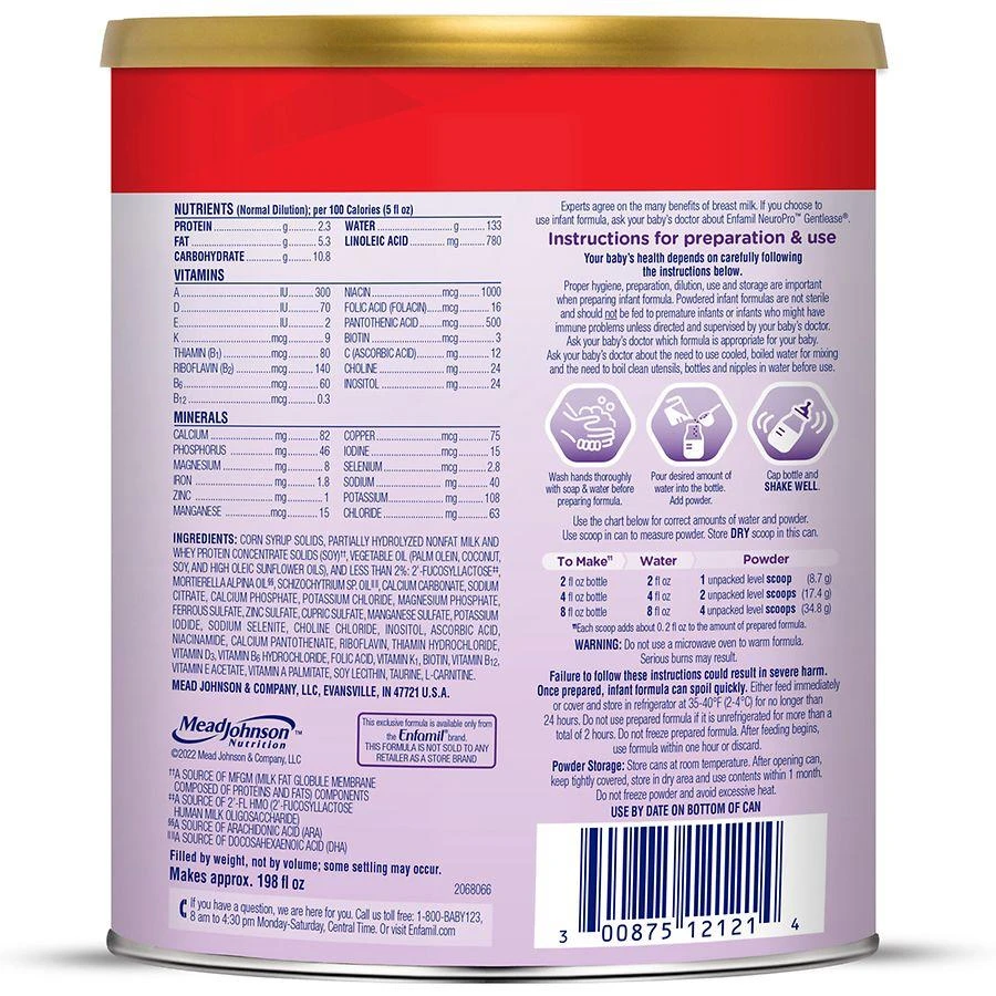Enfamil Gentlease Infant Formula Powder Can 2