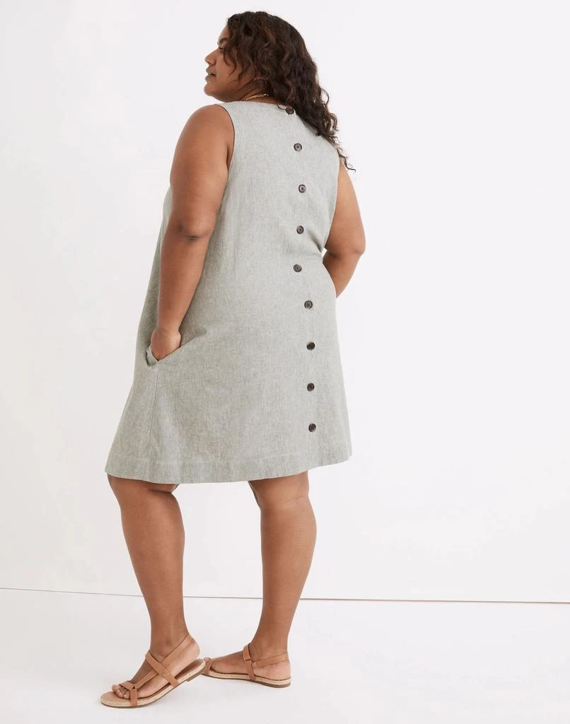 Madewell Plus Linen-Cotton Tank Mini Dress 3