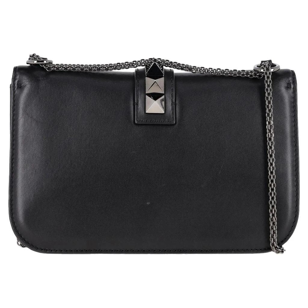 Valentino Valentino Medium Rockstud Glam Lock Shoulder Bag in Black Leather 3