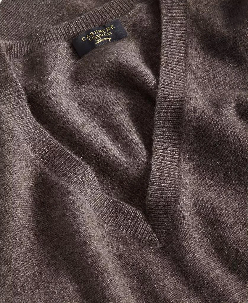 Charter Club 100% Cashmere Women's V-Neck Long-Sleeve Sweater, Created for Macy's 4