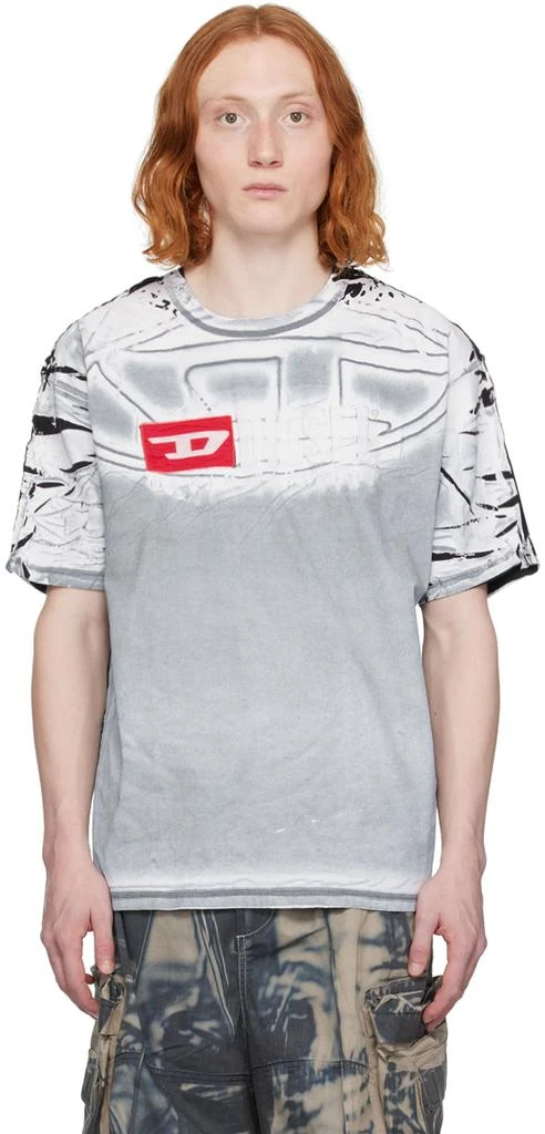 Diesel White T-Ox T-Shirt 1