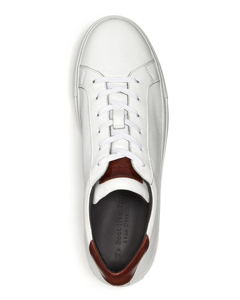 To Boot New York Men's Knox Leather Low-Top Sneakers 5