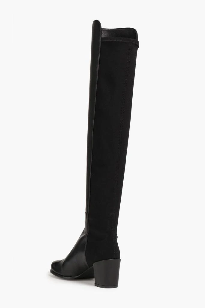 STUART WEITZMAN City microstretch and leather over-the-knee boots 3