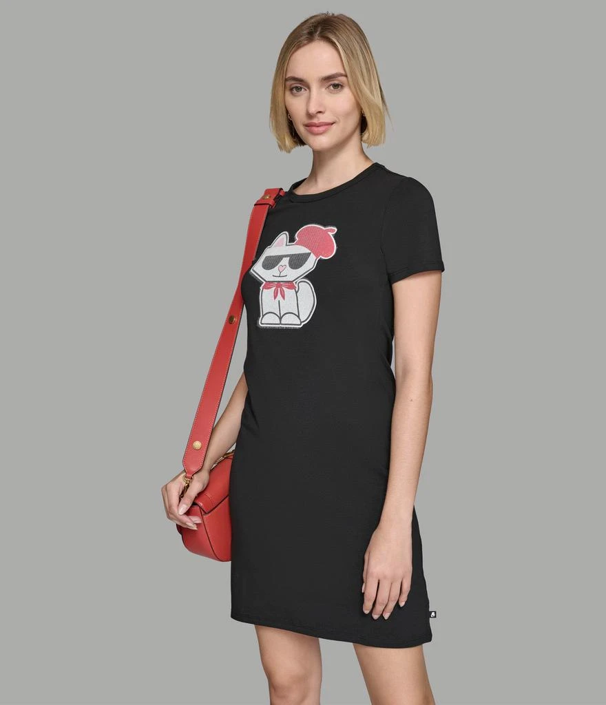Karl Lagerfeld Paris CHOUPETTE T-SHIRT DRESS 4