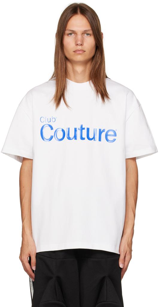 ANONYMOUS CLUB White 'Club Couture' T-Shirt