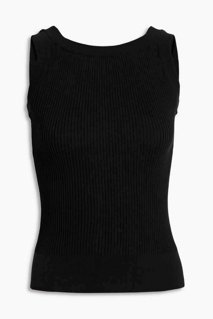 Le 17 Septembre Ribbed stretch-cotton jersey tank