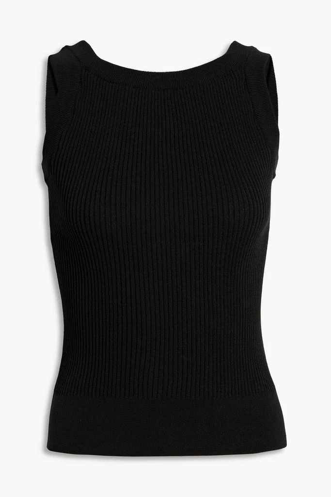 Le 17 Septembre Ribbed stretch-cotton jersey tank 1