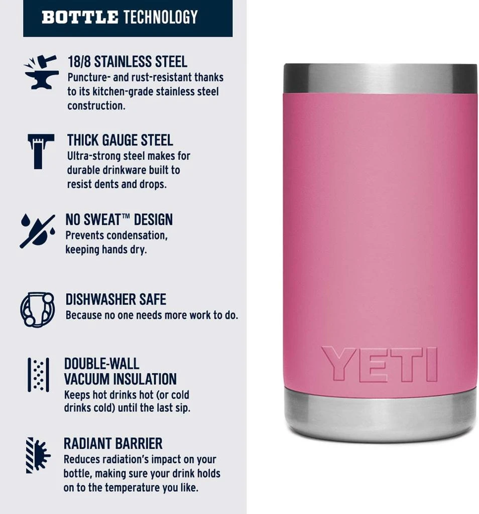 YETI YETI Rambler Jr. 12 oz Kids Bottle, with Straw Cap 4