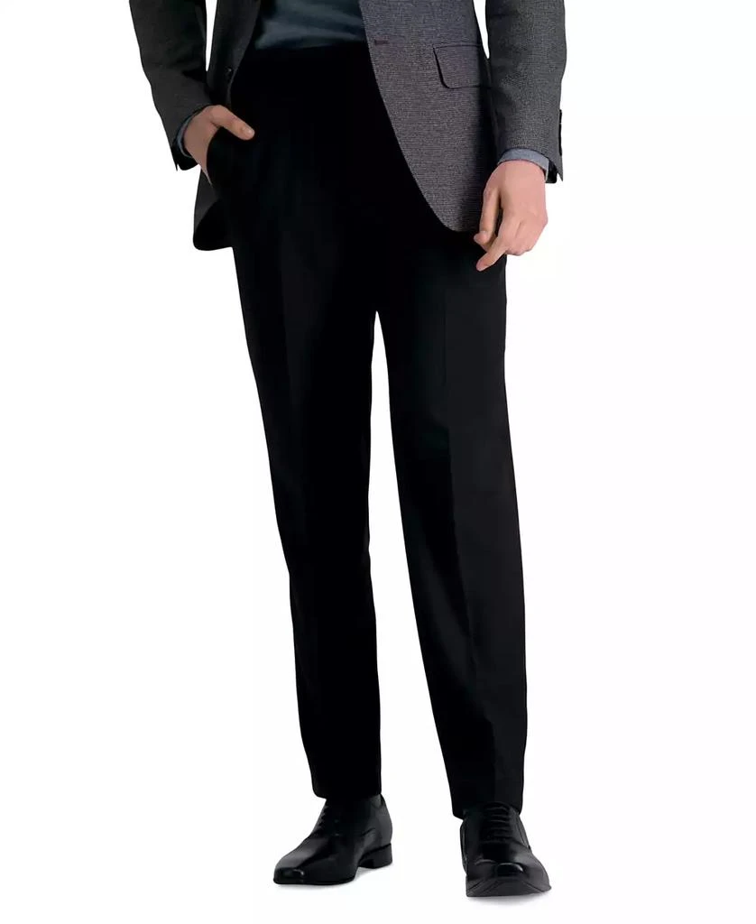 Haggar Men’s Premium Comfort Straight-Fit 4-Way Stretch Wrinkle-Free Flat-Front Dress Pants 2