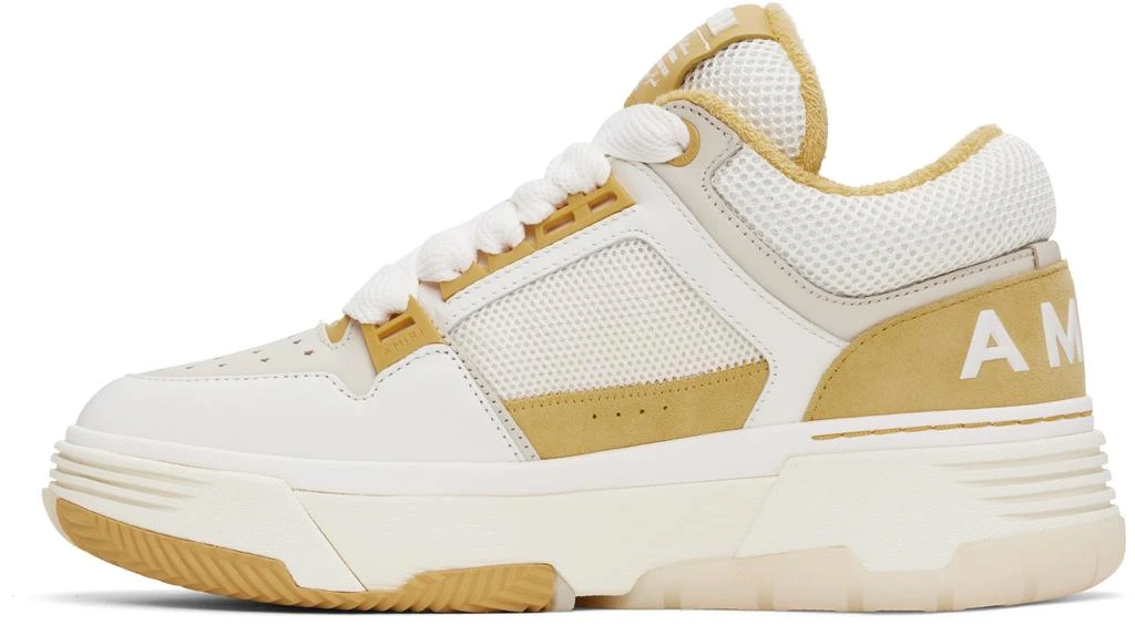 AMIRI White & Yellow MA-1 Sneakers 3