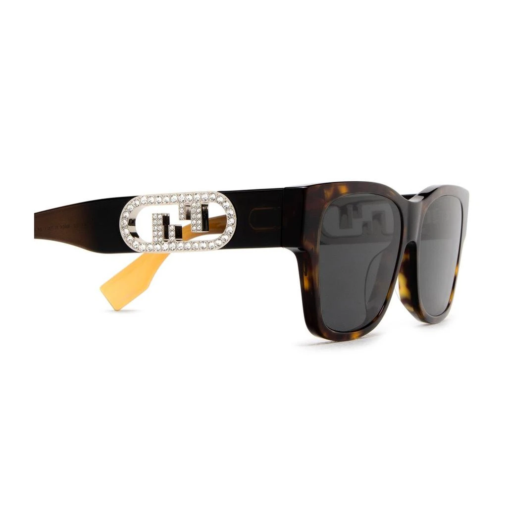 Fendi Eyewear Fendi Eyewear Rectangle Frame Sunglasses 3