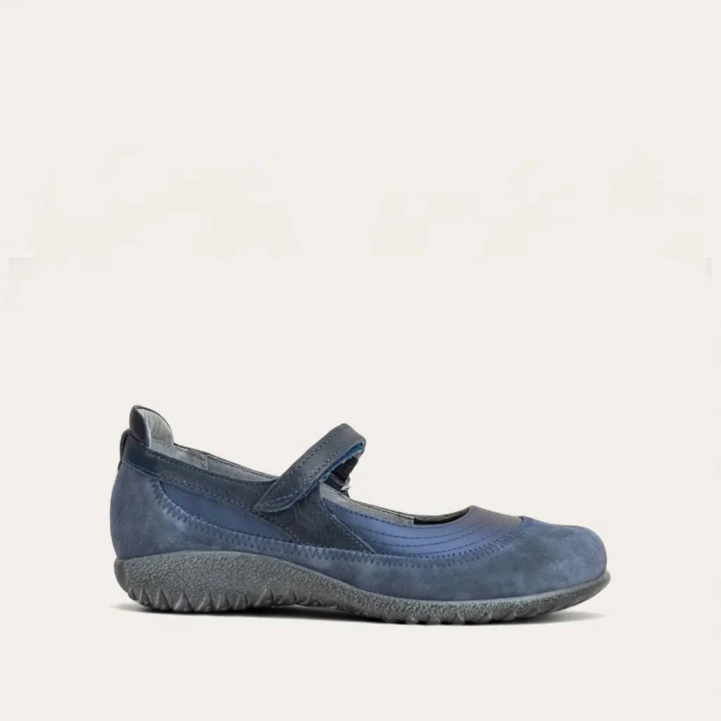 Naot Women's Kirei Mary Jane Shoes - Medium In Polar Sea/midnight Blue 2