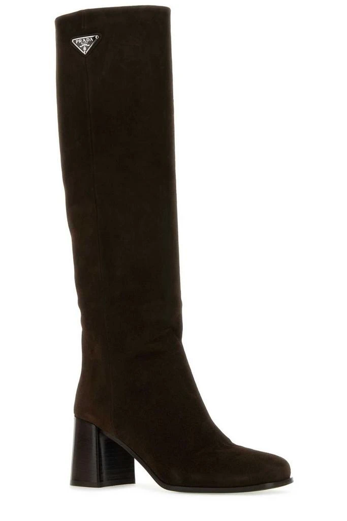 Prada Prada Logo-Plaque Boots 2