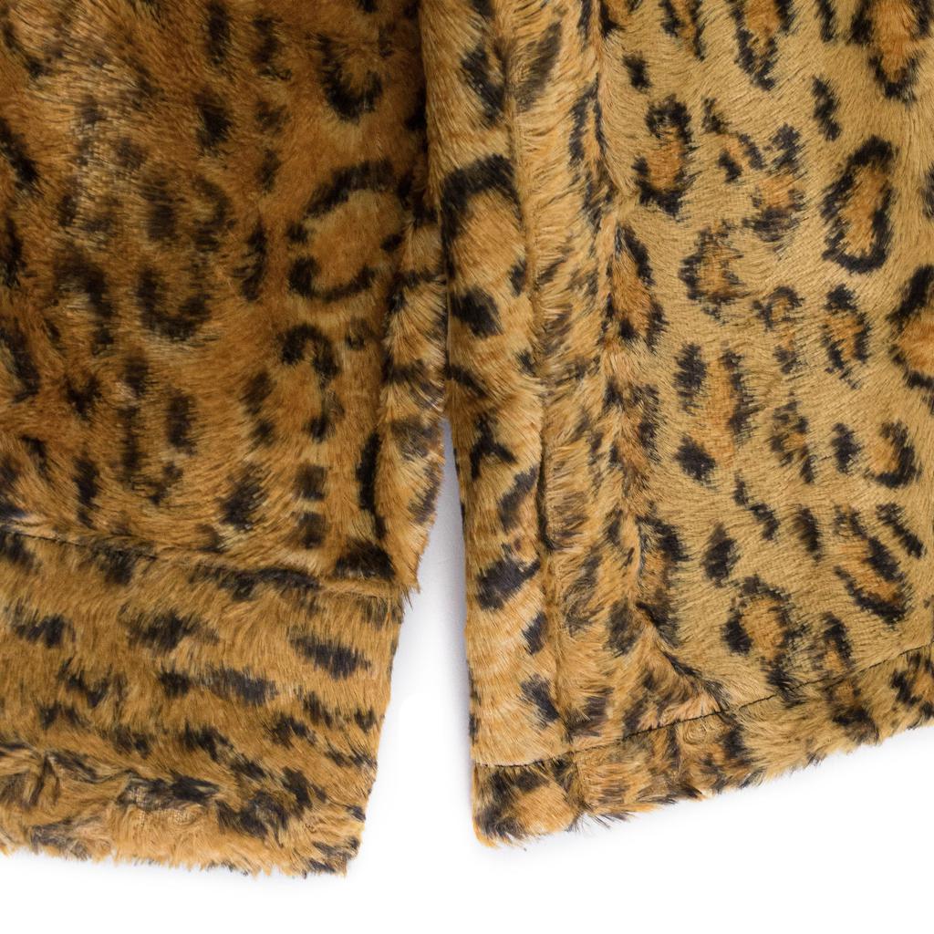NEIGHBORHOOD LEOPARD FUR LS MULTI CASUAL BUTTON DOWN SHIRT
