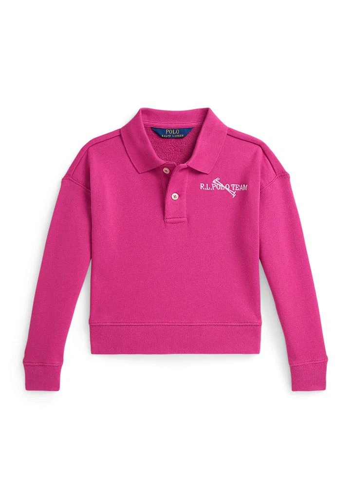 Ralph Lauren Girls 2-6x Polo Team Terry Polo Sweatshirt