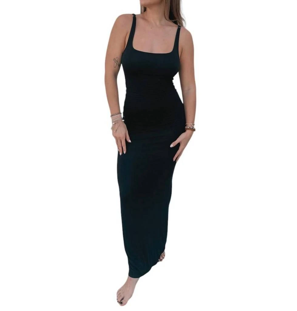 Panther Maxi Dress In True Black  On Sale Now with Up to 66% Off |  Discover Exclusive Deals & Savings at BeyondStyle  Authentic Chaser  women|clothing|dresses with Limited-Time Discounts, Free Shipping,