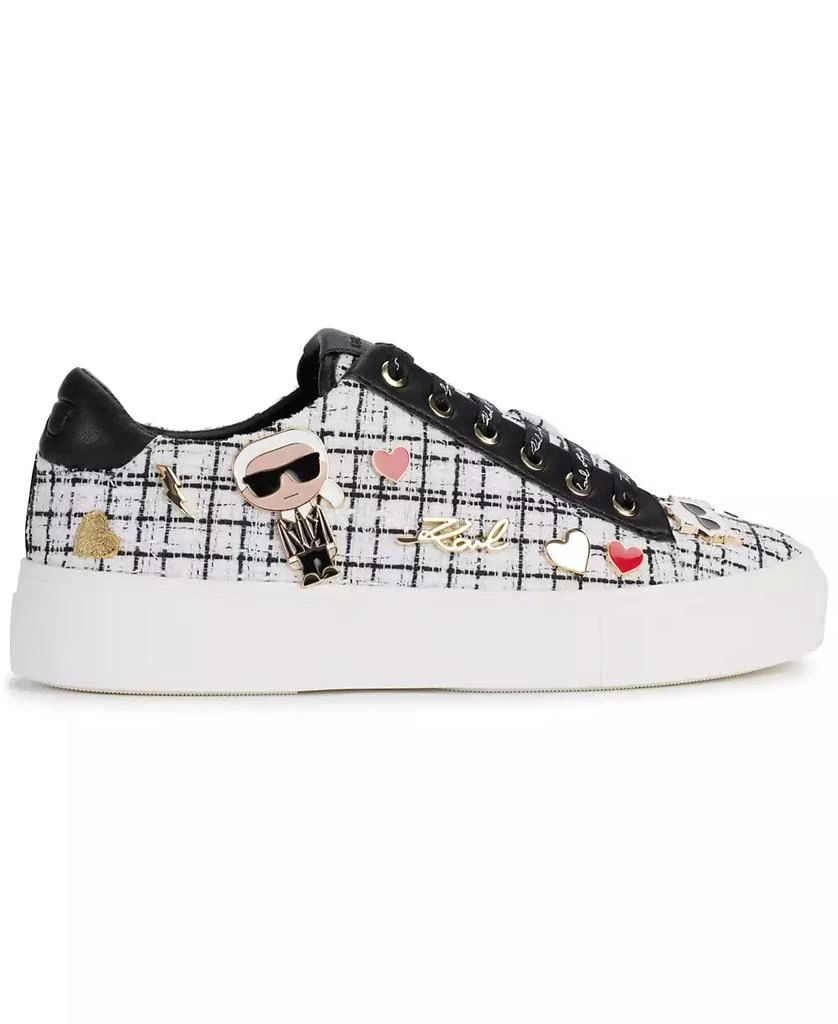 Karl Lagerfeld Paris Cate Pins Lace-Up Platform Sneakers 2