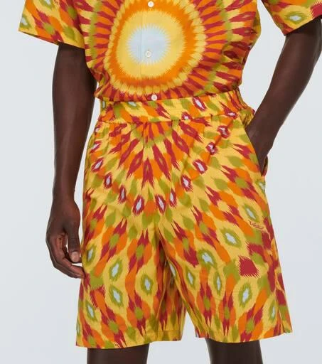 Valentino Printed silk and cotton Bermuda shorts 5