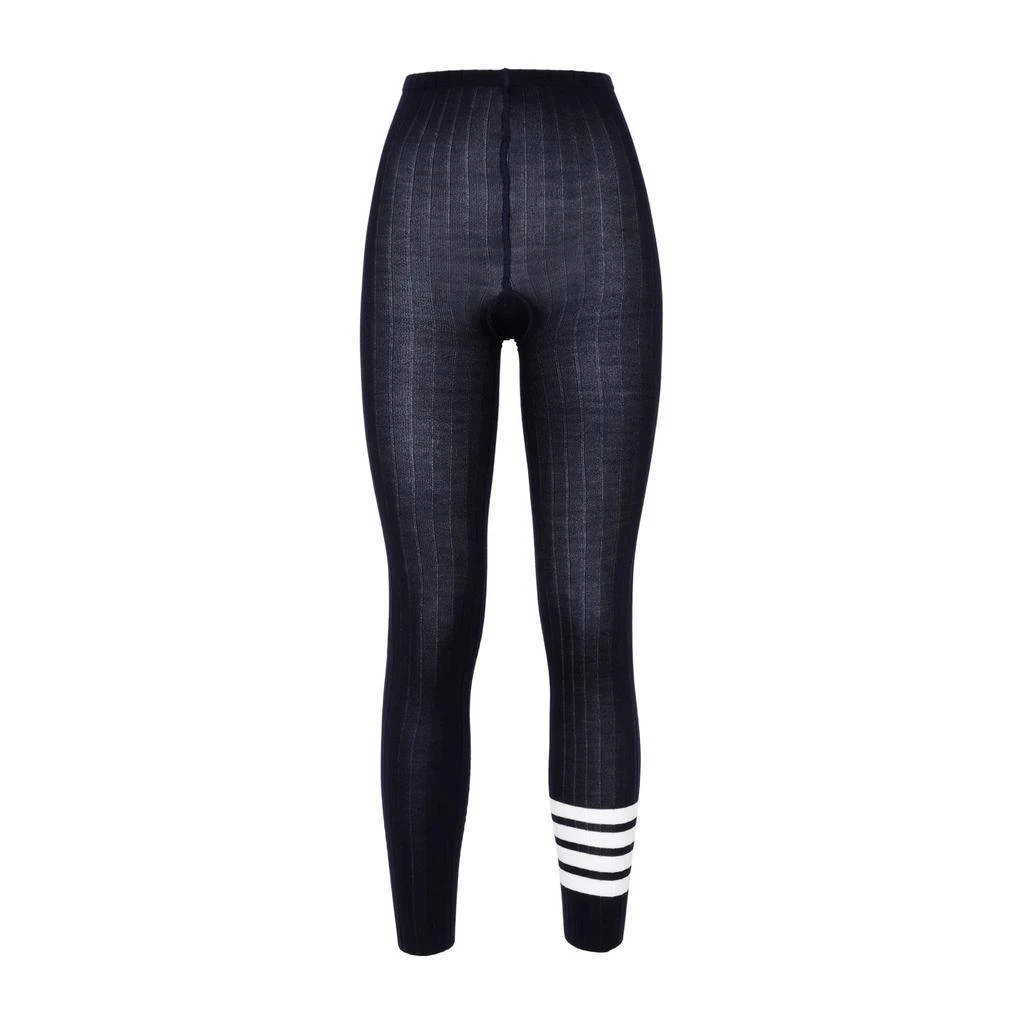Thom Browne Thom Browne 4-Bar Striped Ribbed Tights 1