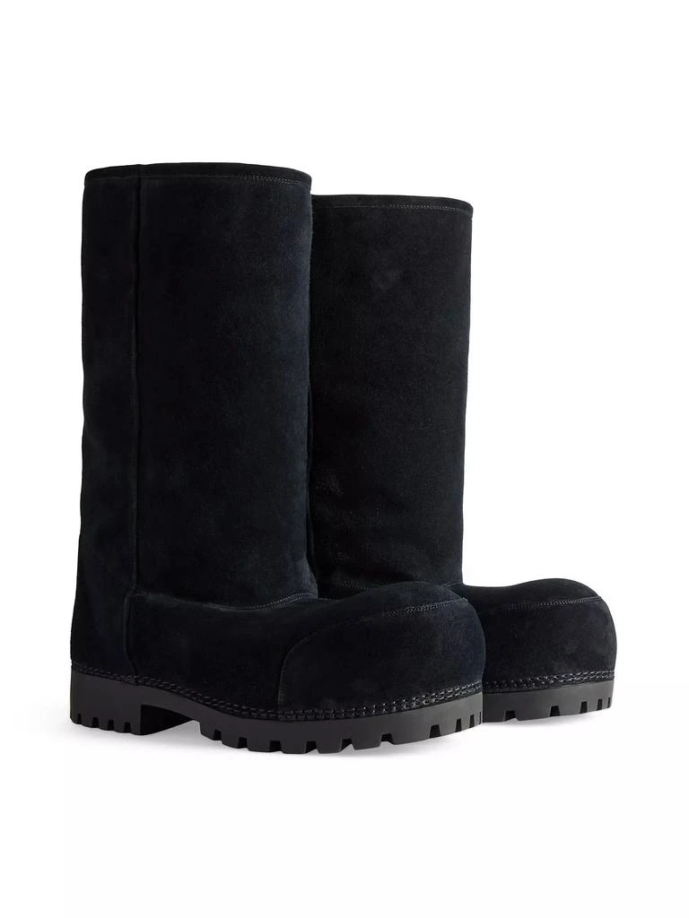 Balenciaga Alaska Faux Fur High Boots 6